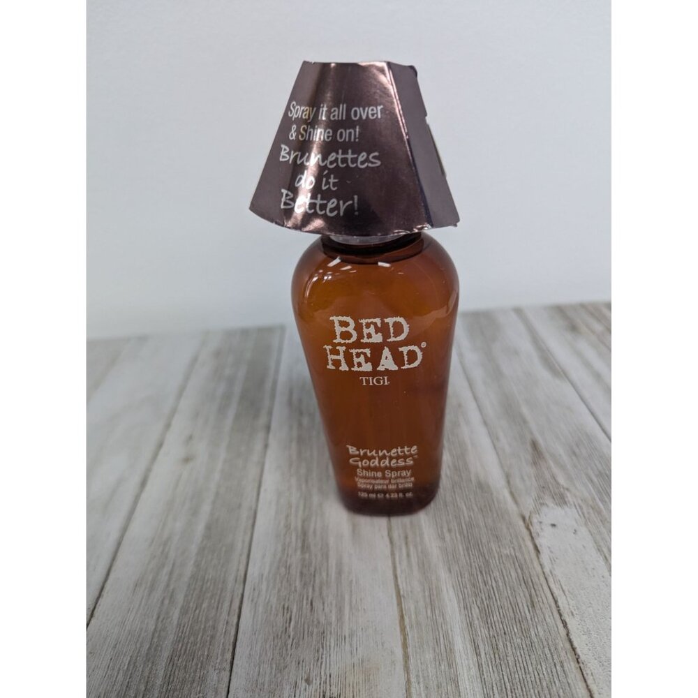 Tigi Bed Head Brunette Goddess Shine Spray 4.23 Fl Oz Bottle For Hair Care & Sty